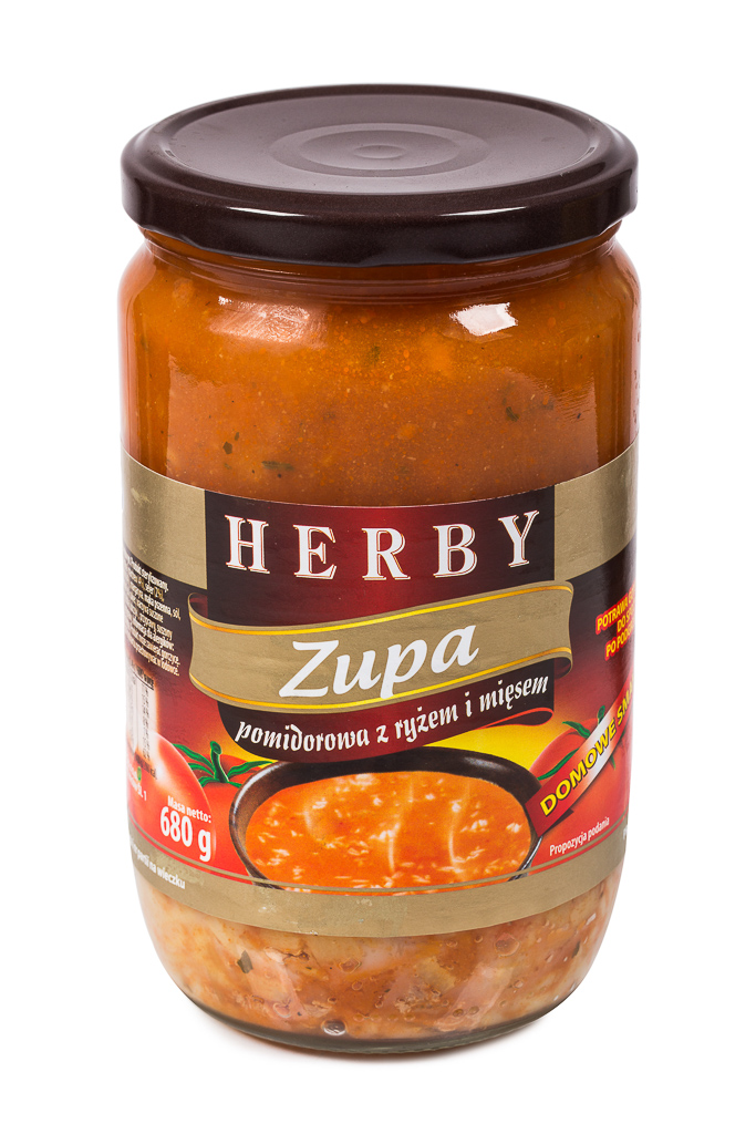 Tomatensuppe mit Reis und Fleisch 680 g