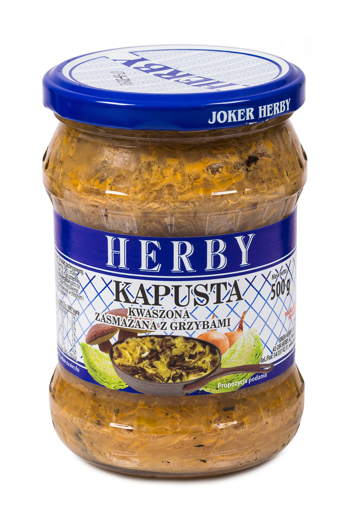 Sauerkraut mit Pilzen 500 g