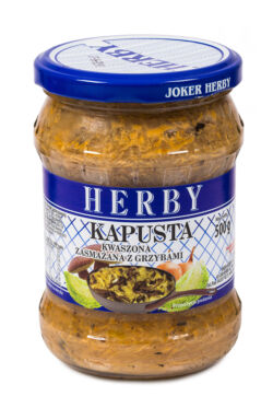 Kapusta kwaszona z grzybami