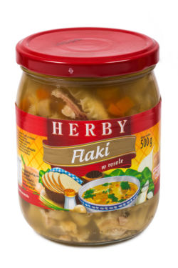 Flaki wołowe w rosole